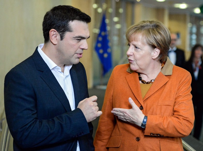 Aleksis Tsipras, Greek Prime Minister, and Angela Merkel, German Chancellor. Brussels, October 25, 2015
