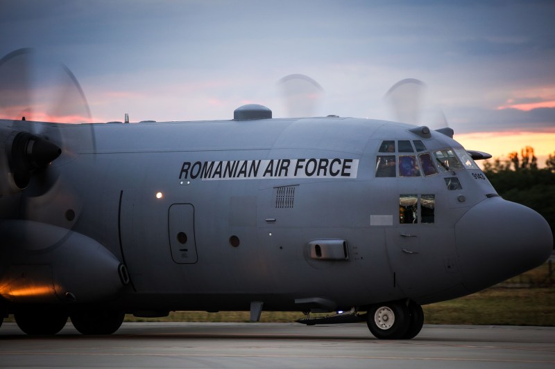 PHOTO Another humanitarian flight organized by Romania from Gaza