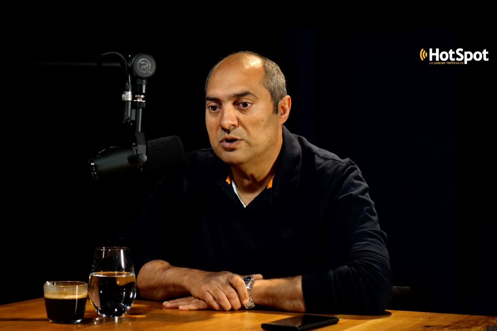 Sociologist Gelu Duminicp, in interview at Hotspot