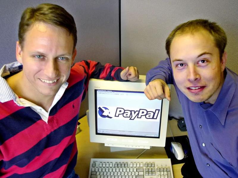 Peter Thiel and Elon Musk, Photo: YouTube capture