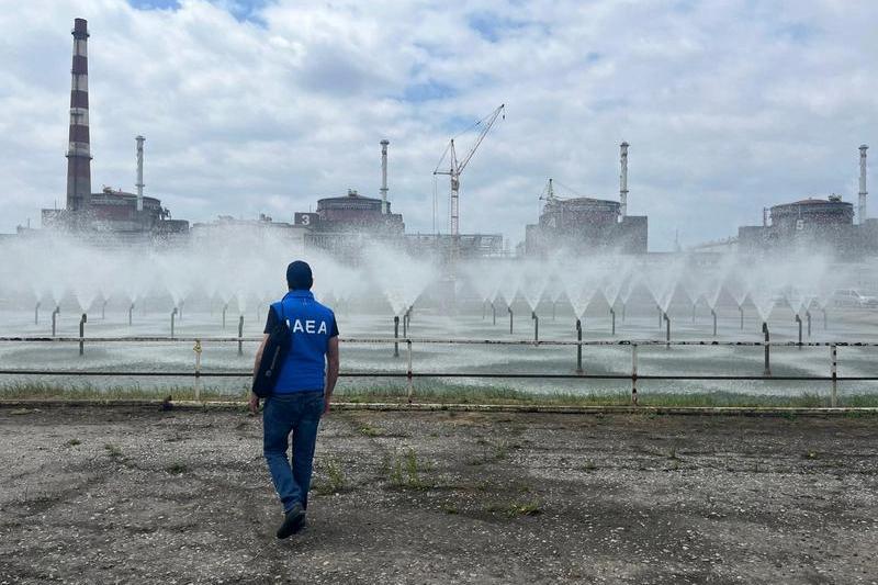 Aiea at the Zaporojie nuclear power plant, photo: Handout / AFP / Profimedia
