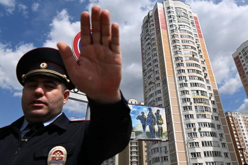 Policeman in Moscow, Russia, Photo: Kirill Kudryavtsev / AFP / Profimedia