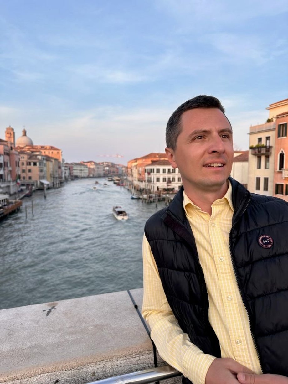 Boris Krstevski in Italy.