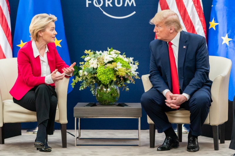 Decisive meeting Ursula von der Leyen and Donald Trump today, in Scotland. What are the chances of an EU-resume commercial agreement, says the US president