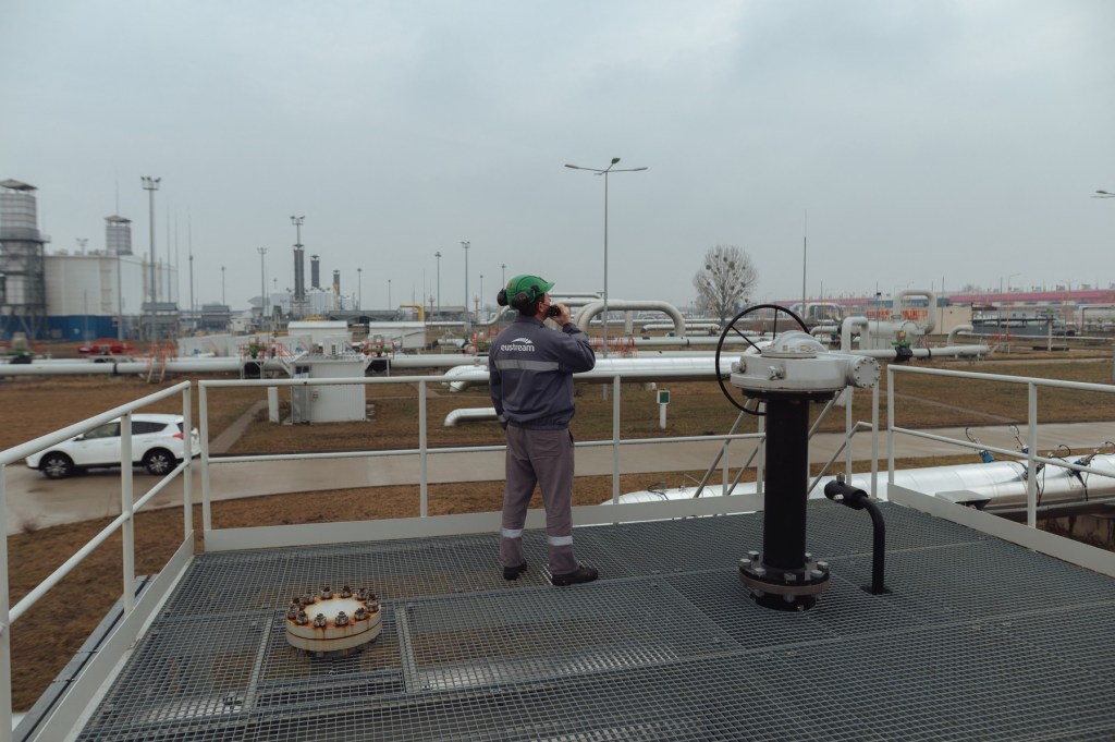 Depozitul de gas natural Eustream din Velke Kapusany, Slovacia. Foto: Abaca Press / Profimedia