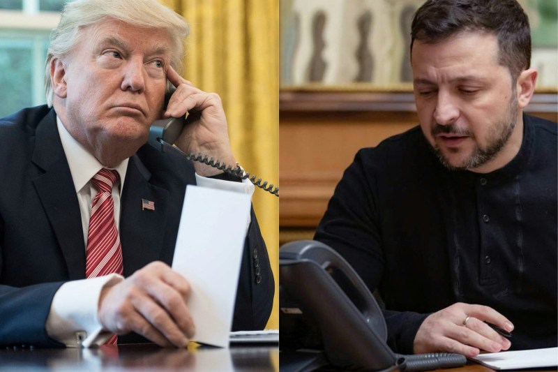 Zelenski says that the last discussion on the phone with Trump was 