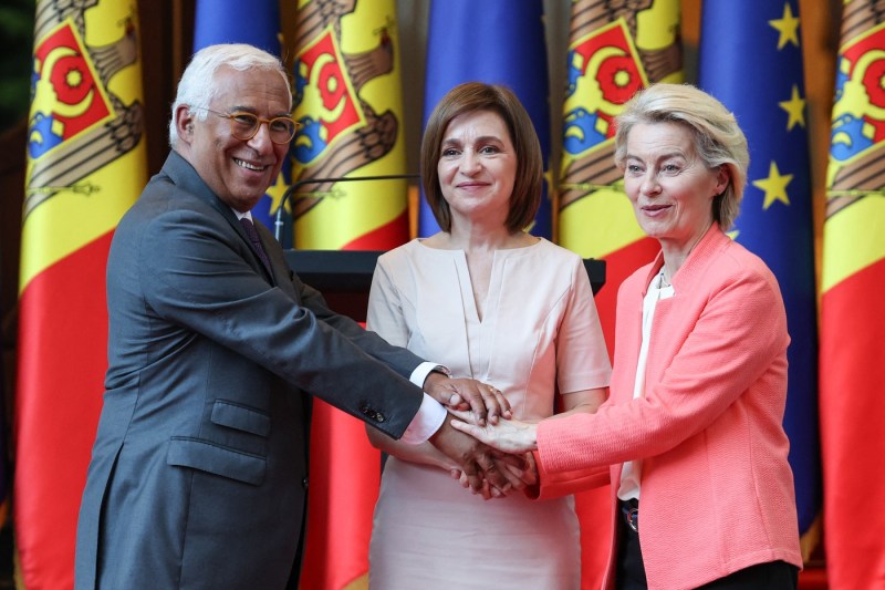 Maia Sandu, at the Moldova-EU summit: