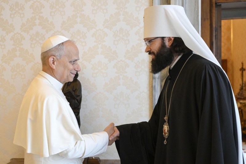 Pope Leon received at the Vatican on a high official of the Russian Orthodox Church