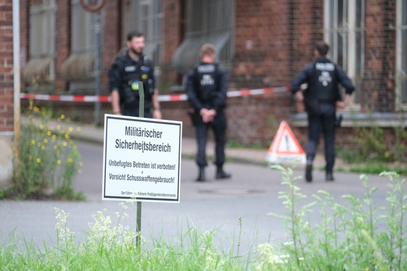 A German military helicopter crashed into a river. The fate of the crew is unknown