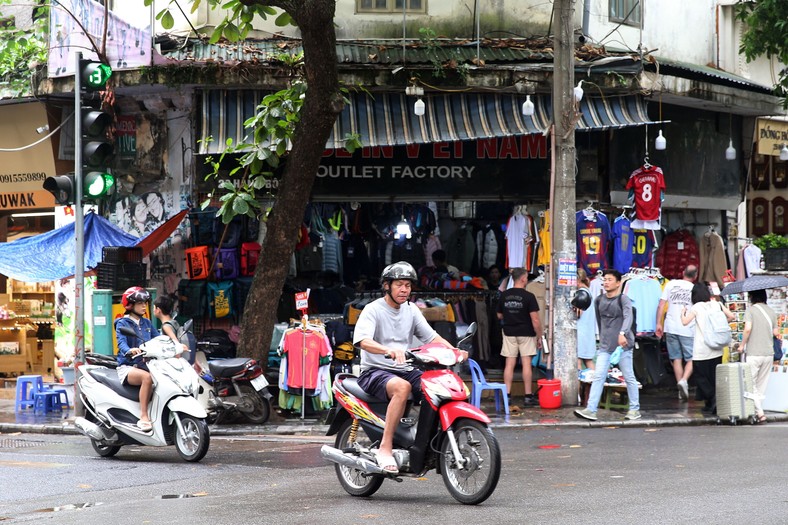 Store "Made in Vietnam" On the street in Hanoi, Vietnam, July 3, 2025.