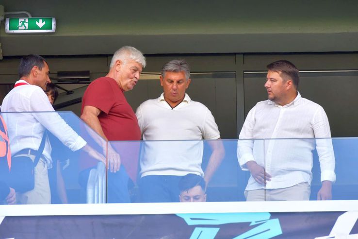 Gluri present at CS Dinamo - Steaua. Photo: Cristi Preda