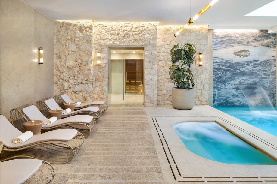 Swimming pool part of the hotel