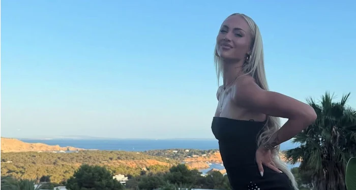 Alisha Lehmann, on the luxury vacation in Ibiza. Photo Instagram