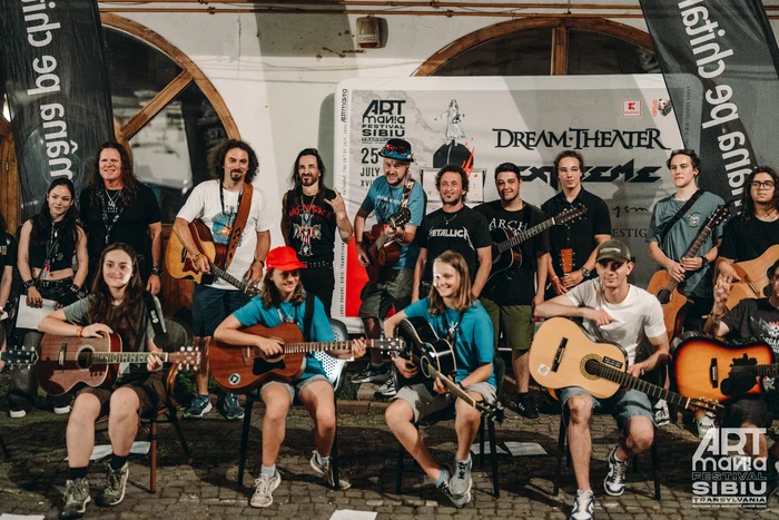 Rock Talk - School of Rock and guitarists at Artmania 2025 Photo Artmania Festival