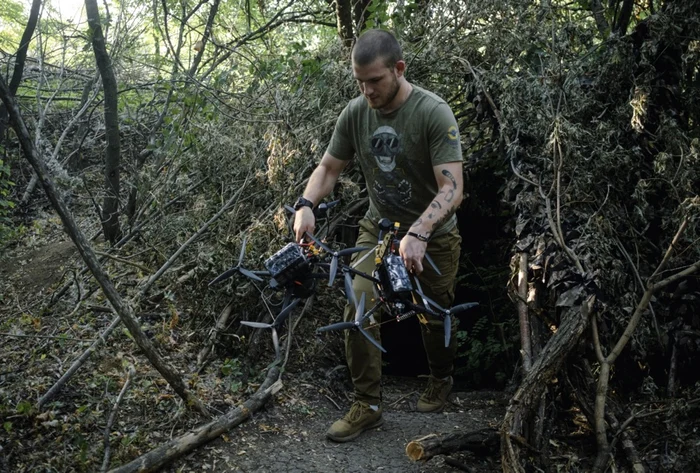 Ukrainian Soldier Done FPV Donetsk Photo EPA EFE JPG