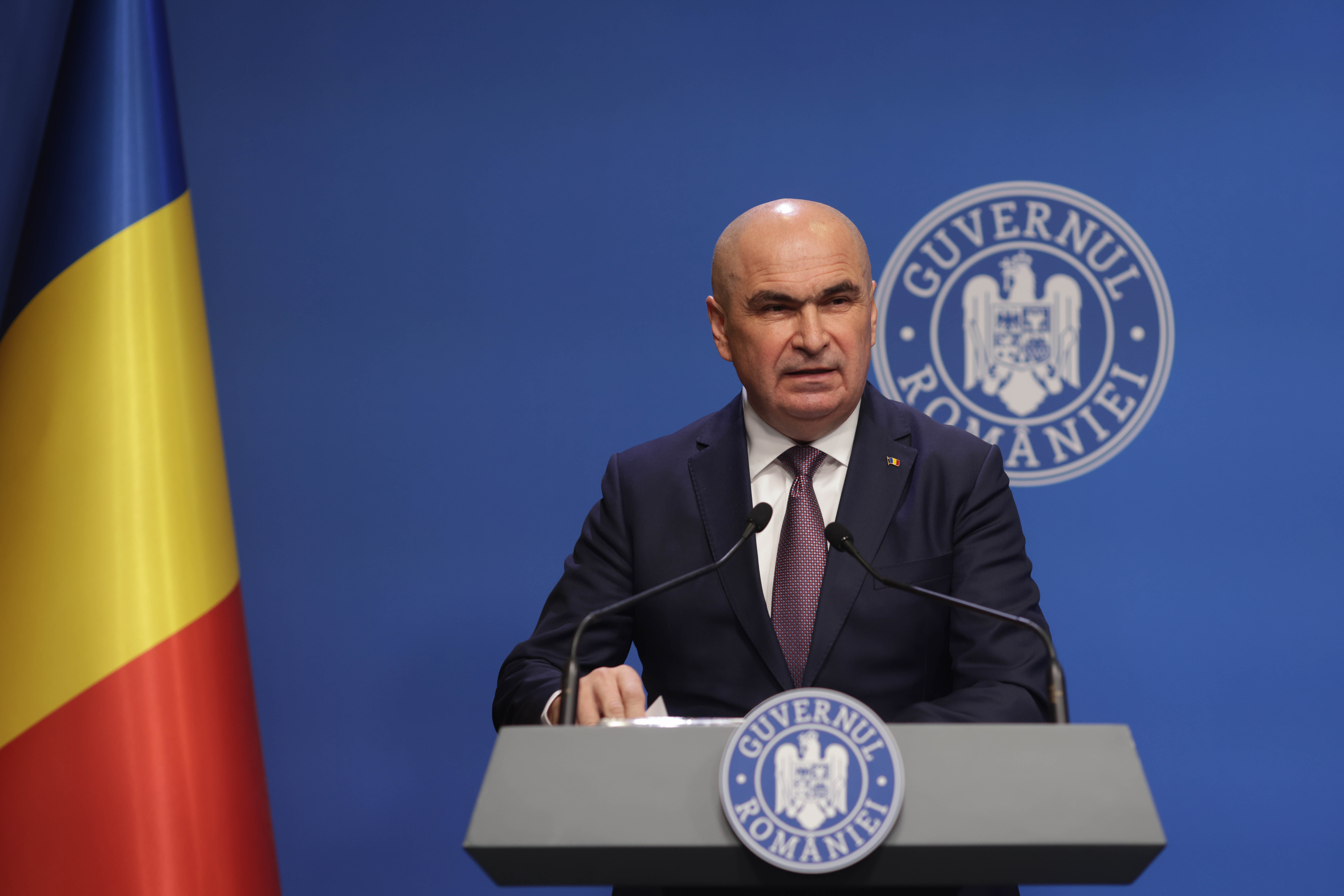 Prime Minister Ilie Bolojan announces the reform of the Local Public Administration Photo: Inquam Photos