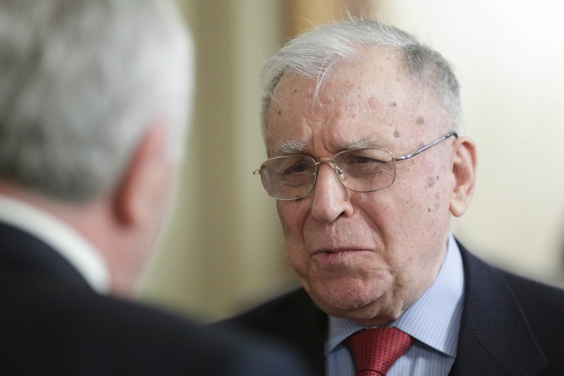 Ion Iliescu, in 2017. Inquam Photos / Octav Ganea