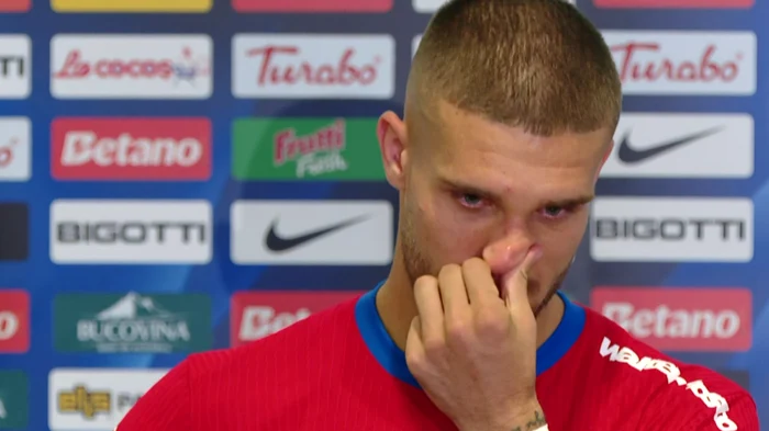 Daniel Bîrligea broke out at the time of the statements. Capture Digisport