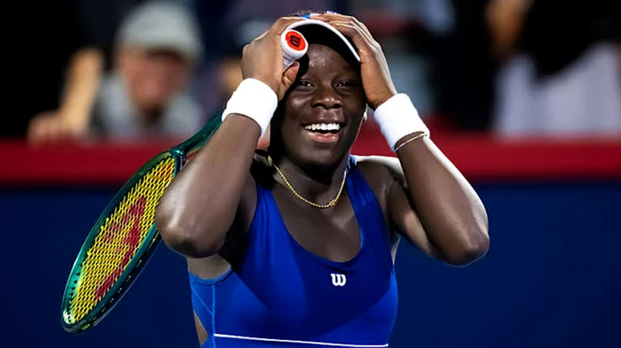 Victoria MBOKO is a champion in Montreal, at 18. Photo Sky Sports