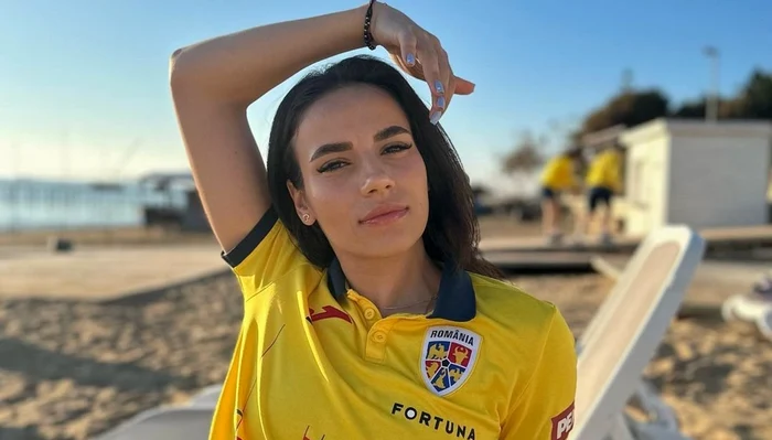 Teodora Meluță, in the equipment of the photo national/Instagram