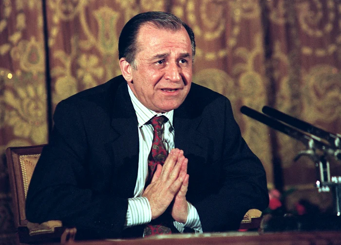 Primul președinte de după Revoluție, Ion Iliescu. FOTO: AFP