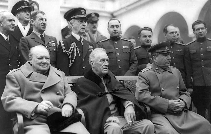Churchill, Roosevelt and Stalin, at Ialta/Photo: Archive