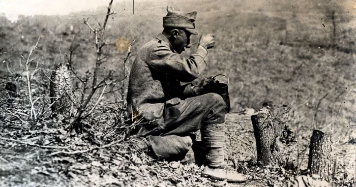 Soldat român în Primul Război Mondial FOTO MAPN