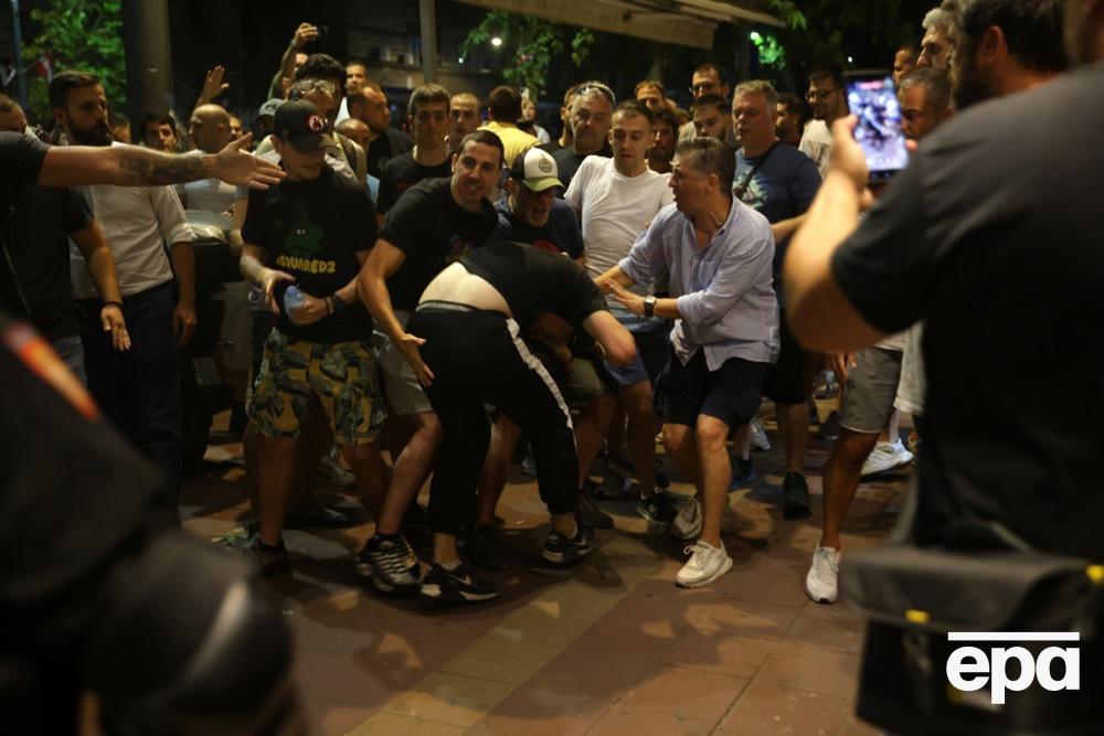 In Serbia, clashes of protesters with the police occurred, dozens of people were injured. Photo 2