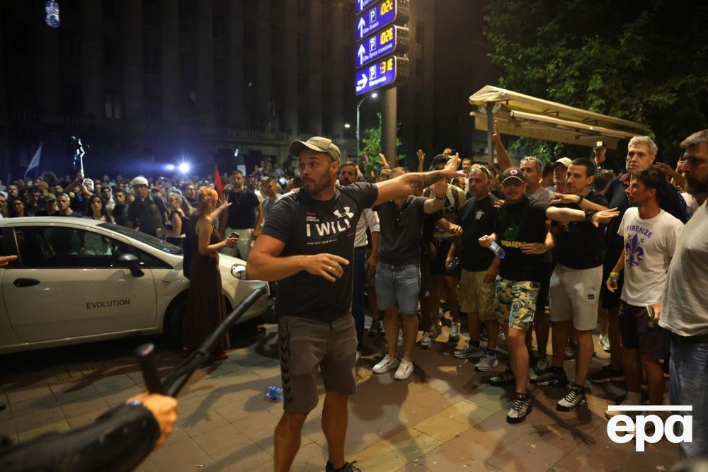 In Serbia, clashes of protesters with the police occurred, dozens of people were injured. Photo 6