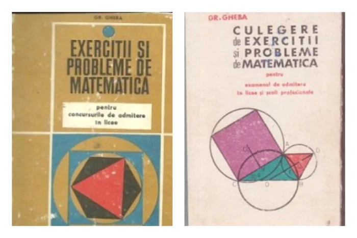 The whole generations learned mathematics from the collections signed by Grigore Gheba. Photo: Archive