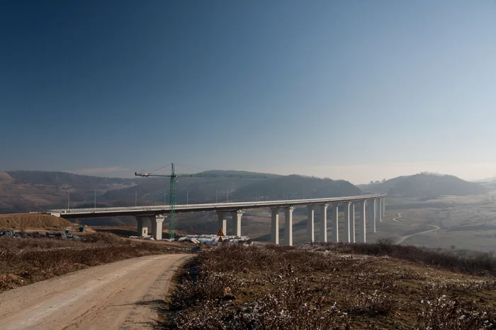 Aciliu viaduct in the construction site in 2013. Photo: Sorin Vasilescu
