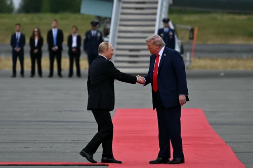 Donald Trump and Vladimir Putin in Alaska Photo AFP