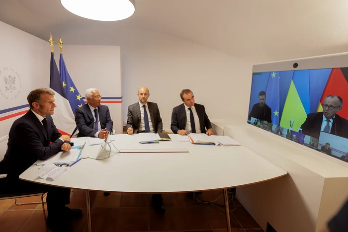 European leaders meet on Sunday by video conference / Photo source: Elysee Palace