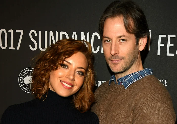 Actress Aubrey Plaza with her husband Jeff Baena Photo: X