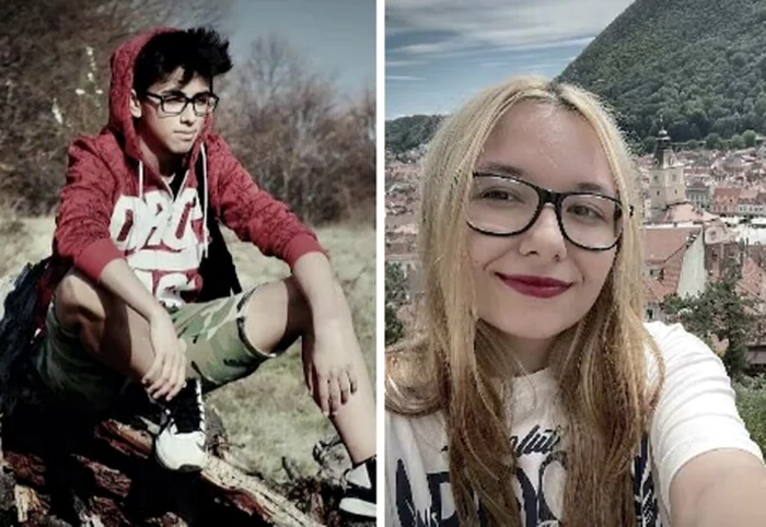 Sebi and Roberta, the two young people killed by Vlad Pascu Photo: Archive, Adevărul
