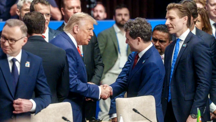 Nicușor Dan și Donald Trump. FOTO: Președinția României