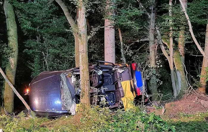 Four Romanians died in a terrible accident in Germany Photo: Feuerwehr Reinhardshagen