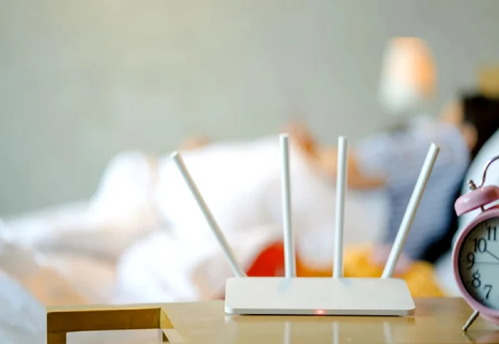 Are places in the house that can slow down the Wi-Fi router