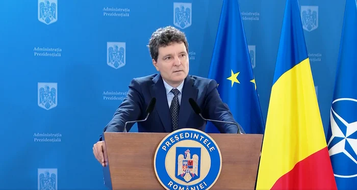 Nicușor Dan at Cotroceni Palace. Photo: Facebook video capture