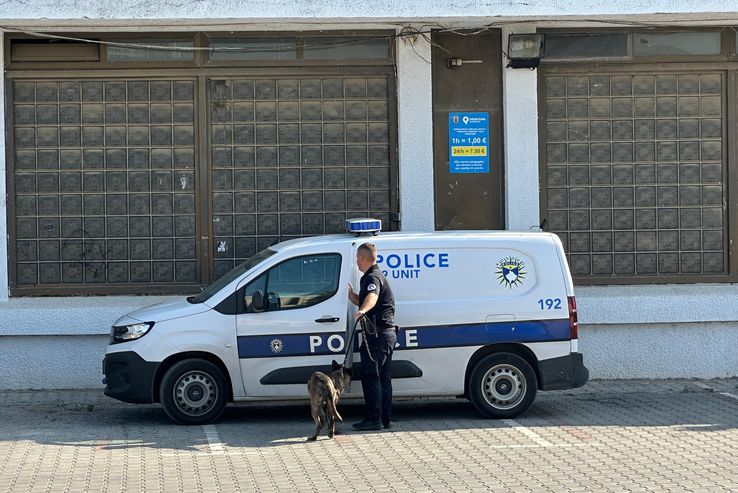 Police, alert at Drita - FCSB/ Photo: Ionuț Iordache (GSP)