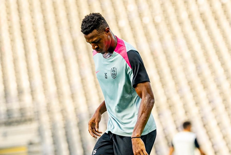 Mohamed Badamosi is the third variant of central striker at CFR Cluj, at this time. Photo: CFR Cluj Unique chance »Two players from CFR Cluj give the maturity test in the match with Braga