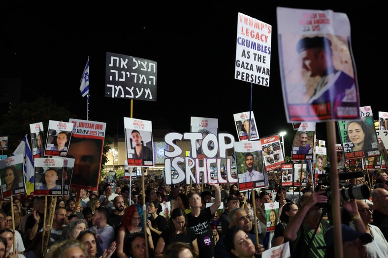 Protest against the war in Tel Aviv
