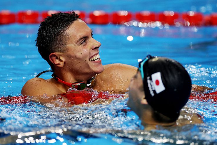David Popovici, world champion at 200 meters free in Singapore! Sensational pictures a few seconds after triumph. Source: Getty Images