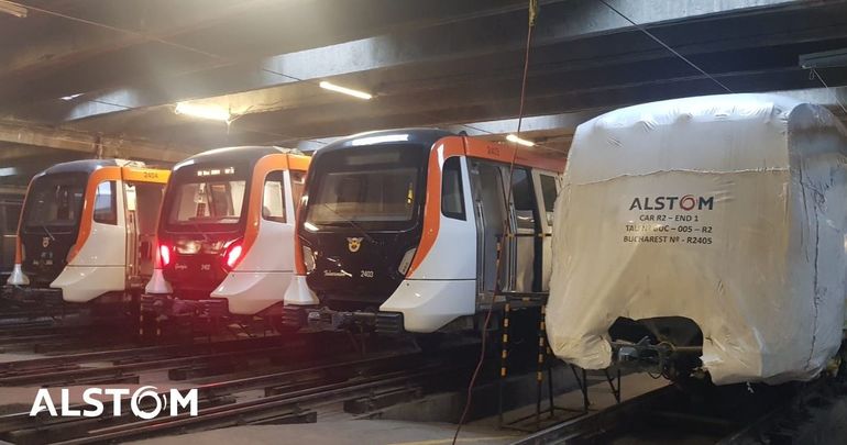 Last hour Metrorex major voltage - Alstom for subway trains delivered. The execution of the guarantee of good execution was required. Hard reaction of the French