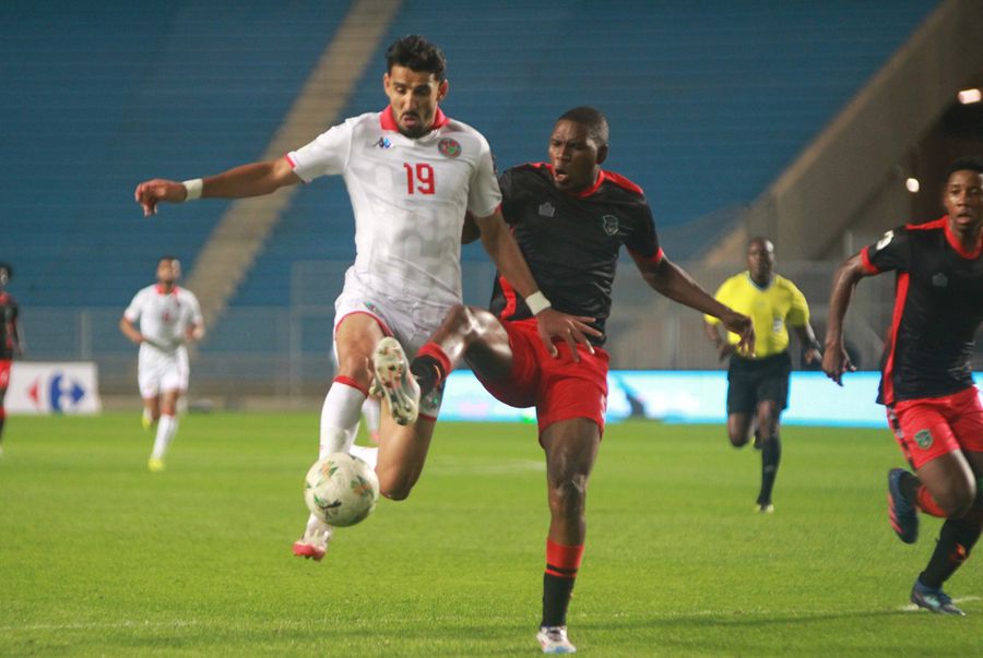 Hazem Masturi (left), in the Tunisia - Malawi match in the World Cup preliminaries 2026. Photo: IMAGO CFR Cluj found a replacement to Louis Munteanu »harsh negotiations for the tip of Tunisia