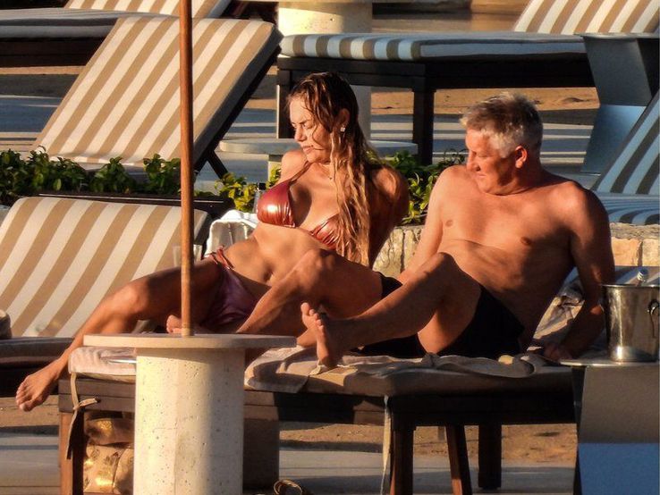 Silva Kapitanova and Bastain Schweinsteiger / photo. Sportal.blic.rs