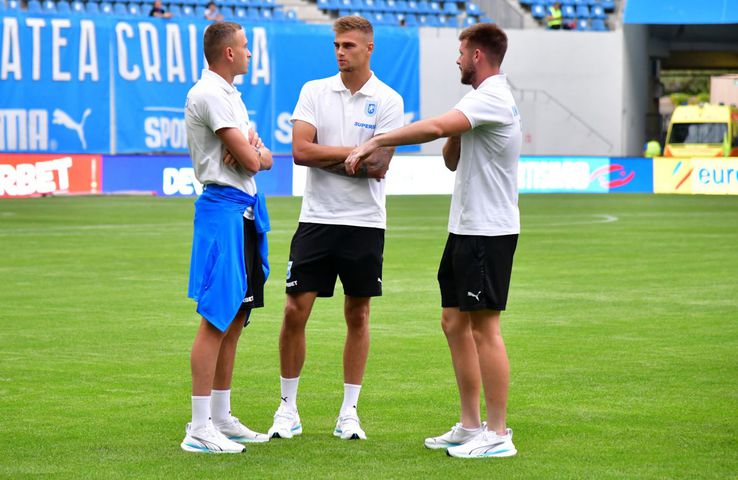 Imagini de la nivelul gazonului, înainte de Craiova - Trnava / FOTO: Cristi Preda (GSP)