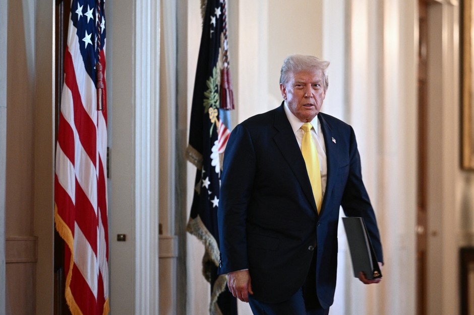 US President Donald Trump, Washington, August 7, 2025.