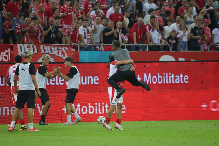 The joy of Dinamo after the victory with FCSB/ Photo: Ionuț Iordache (GSP)