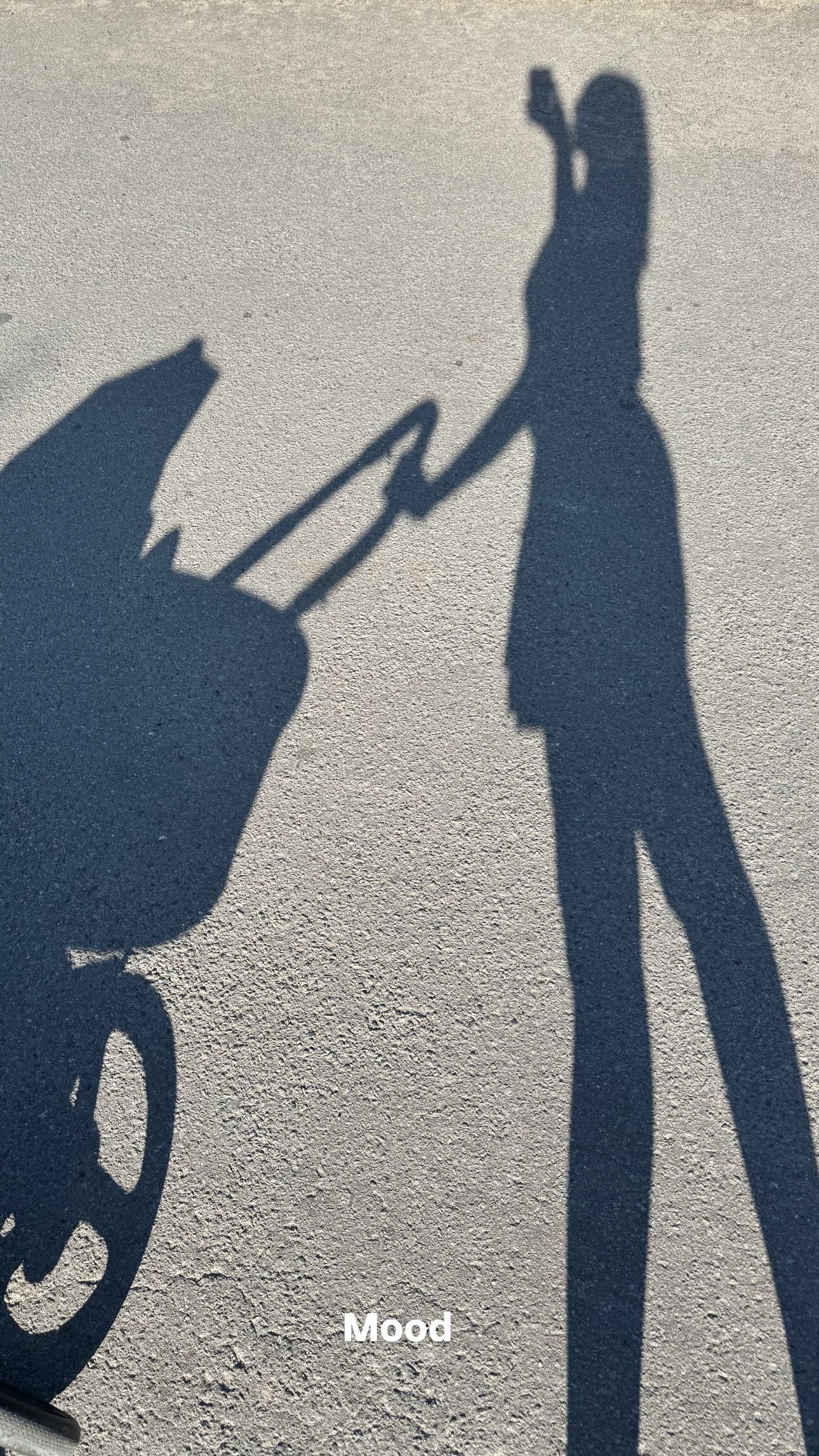 Nikityuk with a child walked along the street photo 1